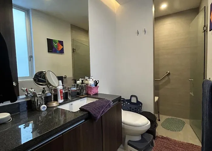 Totalmente Equipado, 3 Hab, 3 Banos, Balcon, Terraza, Cocina Y Lavandero Apartment Mexico City