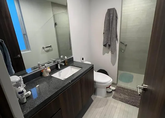 Apartment Totalmente Equipado, 3 Hab, 3 Banos, Balcon, Terraza, Cocina Y Lavandero Mexico City
