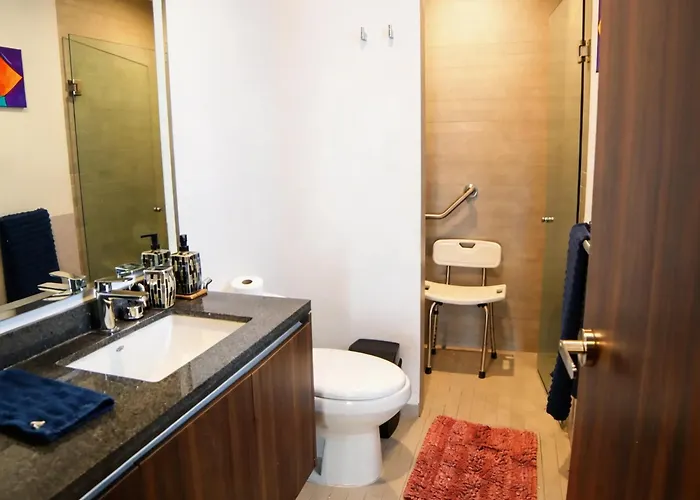 Apartment Totalmente Equipado, 3 Hab, 3 Banos, Balcon, Terraza, Cocina Y Lavandero Mexico City