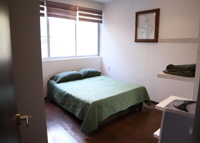 Apartment Totalmente Equipado, 3 Hab, 3 Banos, Balcon, Terraza, Cocina Y Lavandero Mexico City